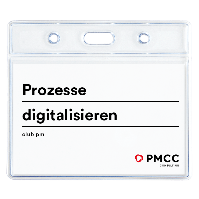 PMCC club PM: Prozesse digitalisieren