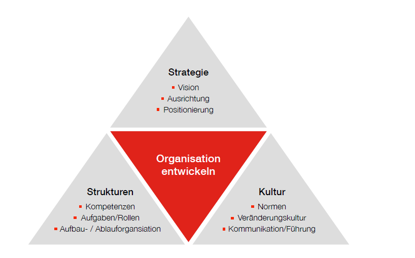 PMCC Agile Transformation Roadmap: Das Organisationsdreieck-c