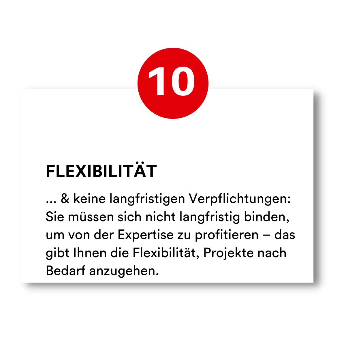 PMCC Interim Management Vorteil 10 Flexibilitaet