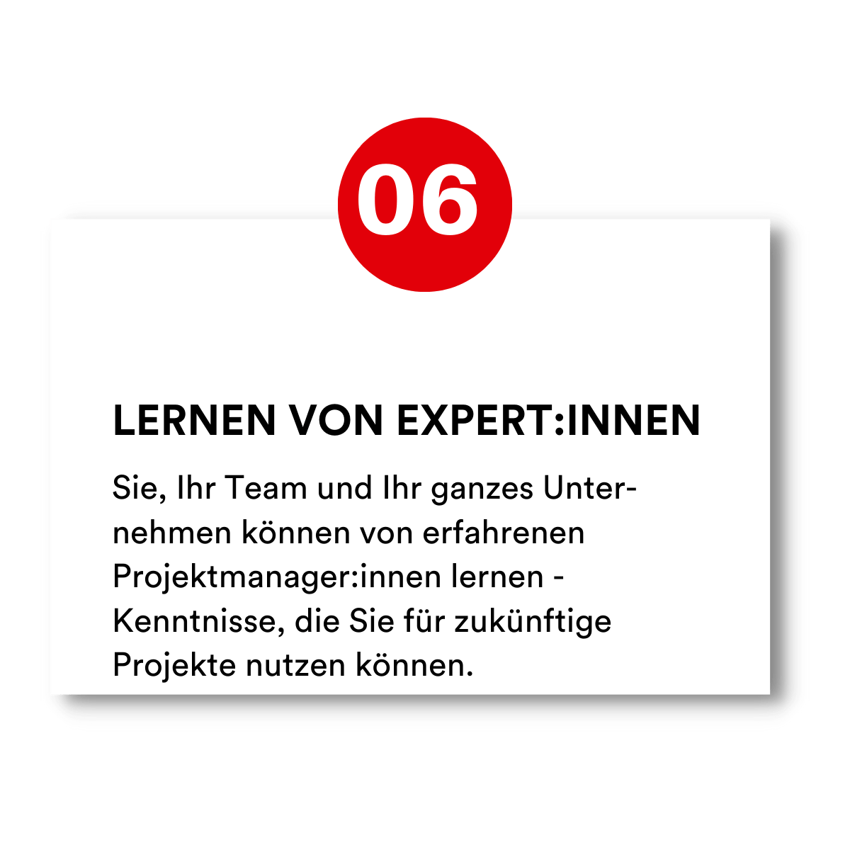 PMCC Interim Management Vorteil 6 Lernen