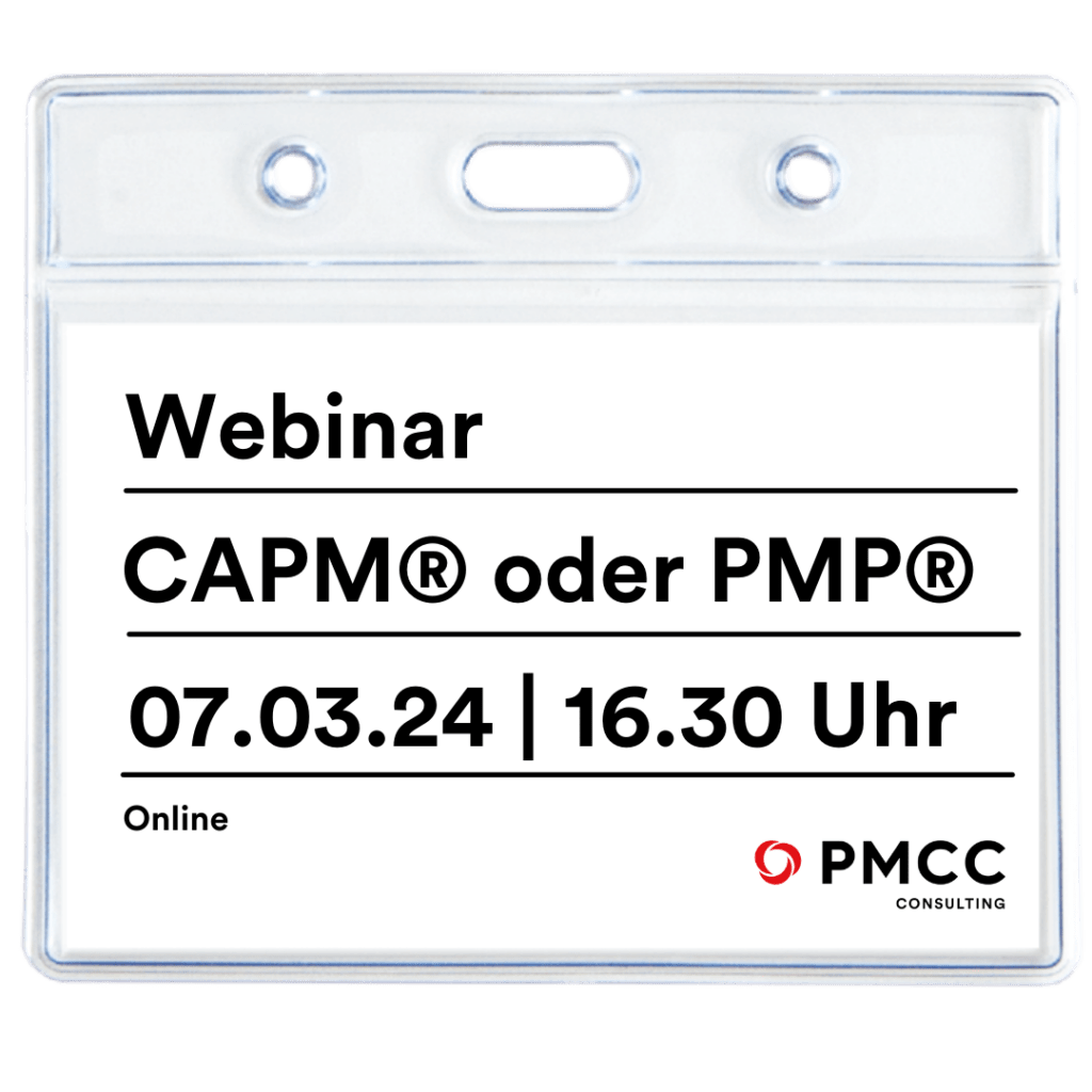 Webinar CAPM oder PMP - was passt zu mir?